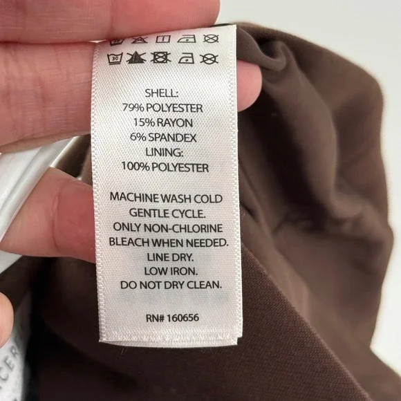 Sincerely Jules Y2K Style Women Brown Tailored Button Front Vest Gold Buttons S - Picture 6 of 6